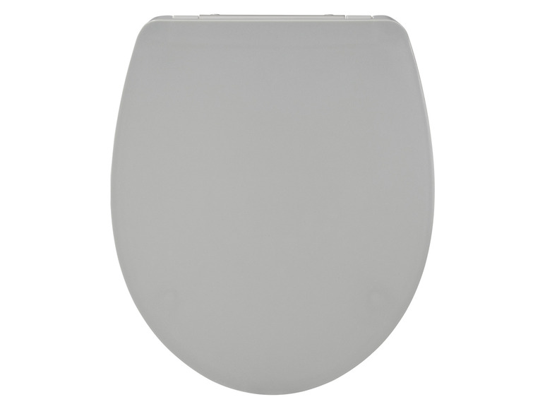Een grijze toiletbril