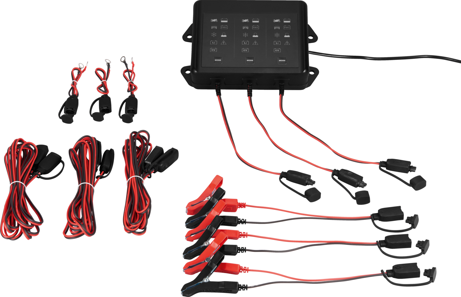 ULTIMATE SPEED Multi-acculader voor auto 3x 5 A