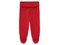 Rode baby leggings met voetjes