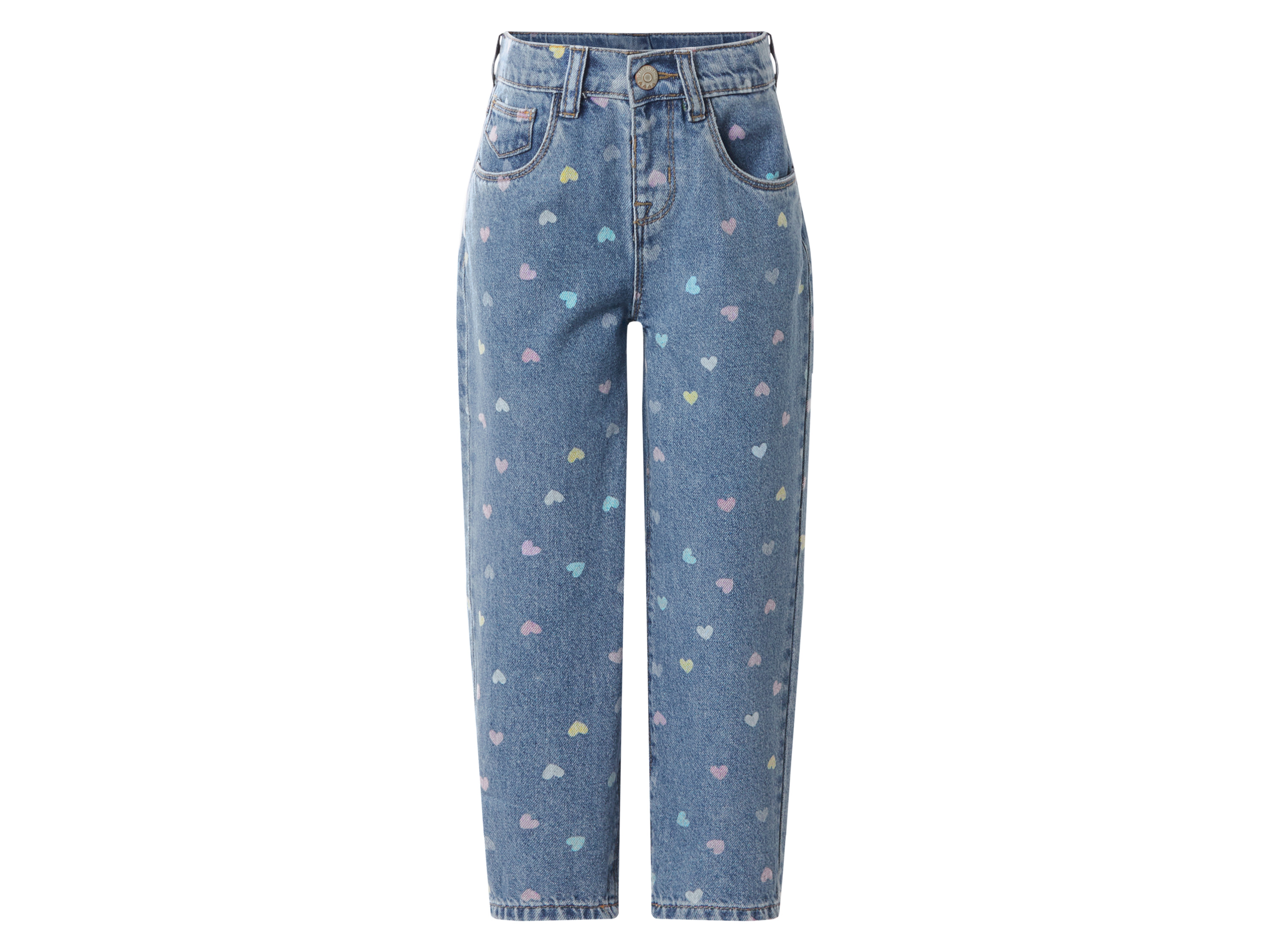 NAME IT Kinder jeans (Harten/blauw, 98/104)