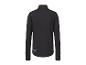Een zwart Running Division trainingsjack met lange mouwen.