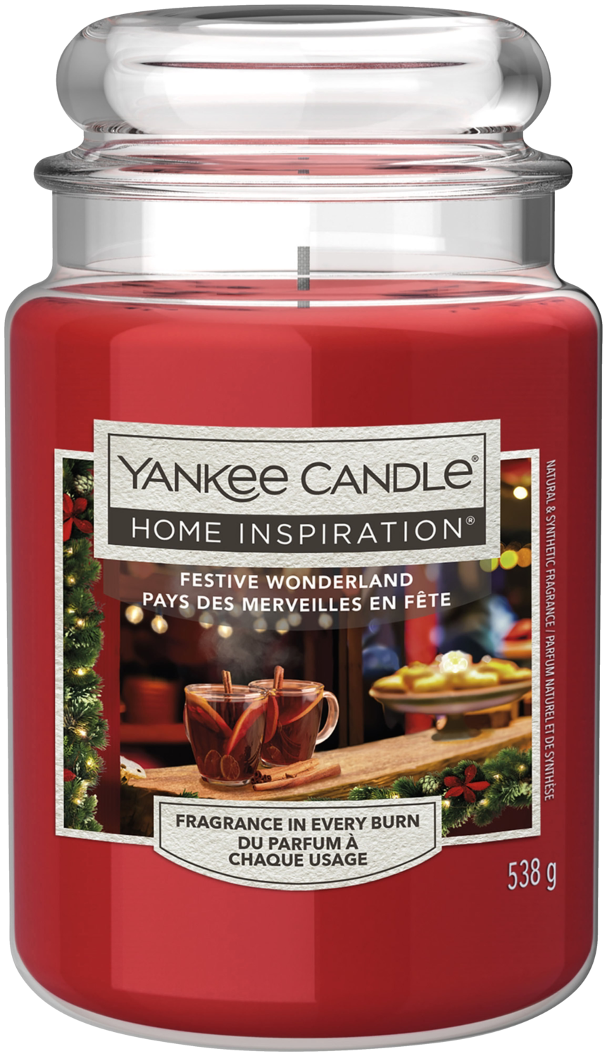 YANKEE CANDLE Geurkaars Home Inspiration (FESTIVE WONDERLAND)