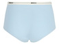 Lichtblauwe onderbroek met witte band en 'MCXX' logo.
