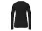 Een zwart shirt met lange mouwen.