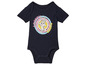 Een donkerblauwe baby-romper met Bugs Bunny van Looney Tunes.