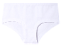 Witte katoenen onderbroek.