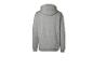 Grijze hoodie, achteraanzicht.