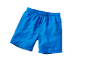 Blauwe zwembroek.