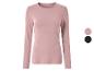 ESMARA® Dames thermoshirt in roze, met lange mouwen en een ronde hals.