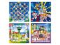 Vier Paw Patrol bordspellen met verschillende spelregels.