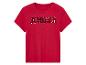 Rood T-shirt met 'Amour' in pailletten