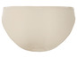 Beige onderbroek met een brede elastische tailleband.