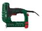 Parkside PET 25 C3 elektrische nietpistool: groen en rood model.