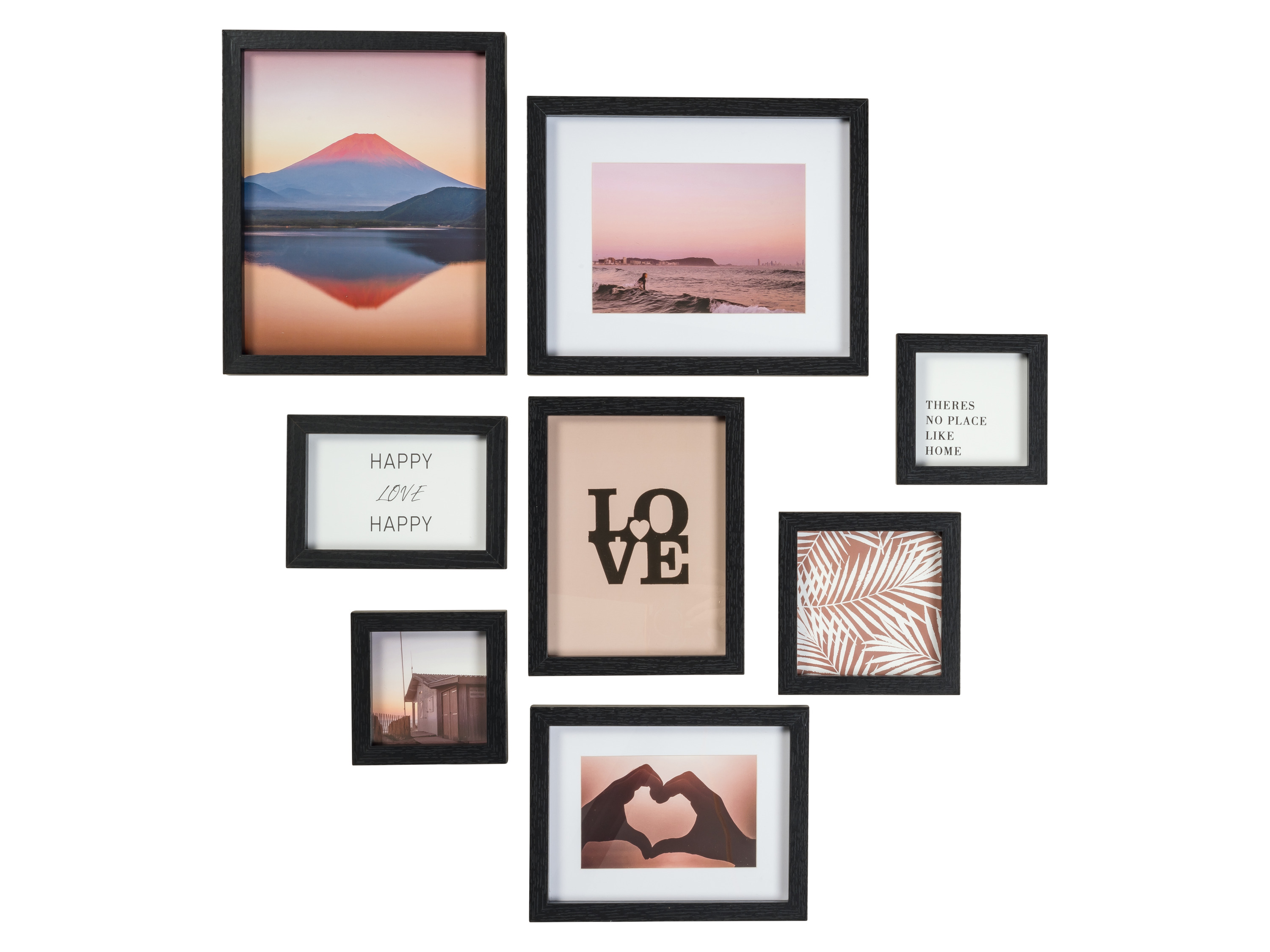 LIVARNO Fotolijstenset of fotocollagelijst (Zwart)