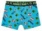 Minecraft boxershorts voor kinderen, met Creeper en TNT print.