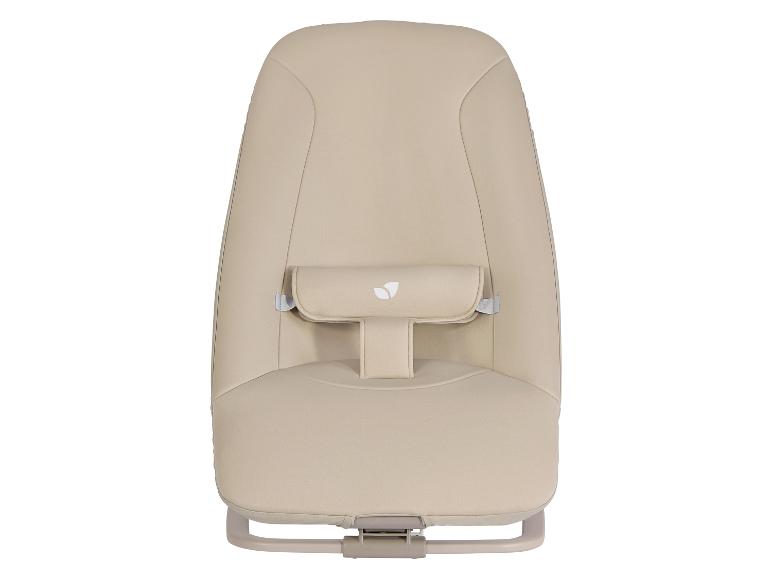 Beige babywipper met veiligheidsharnas