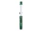 Groene LED-werklamp met een lange lichtbalk en een aan/uit-knop.
