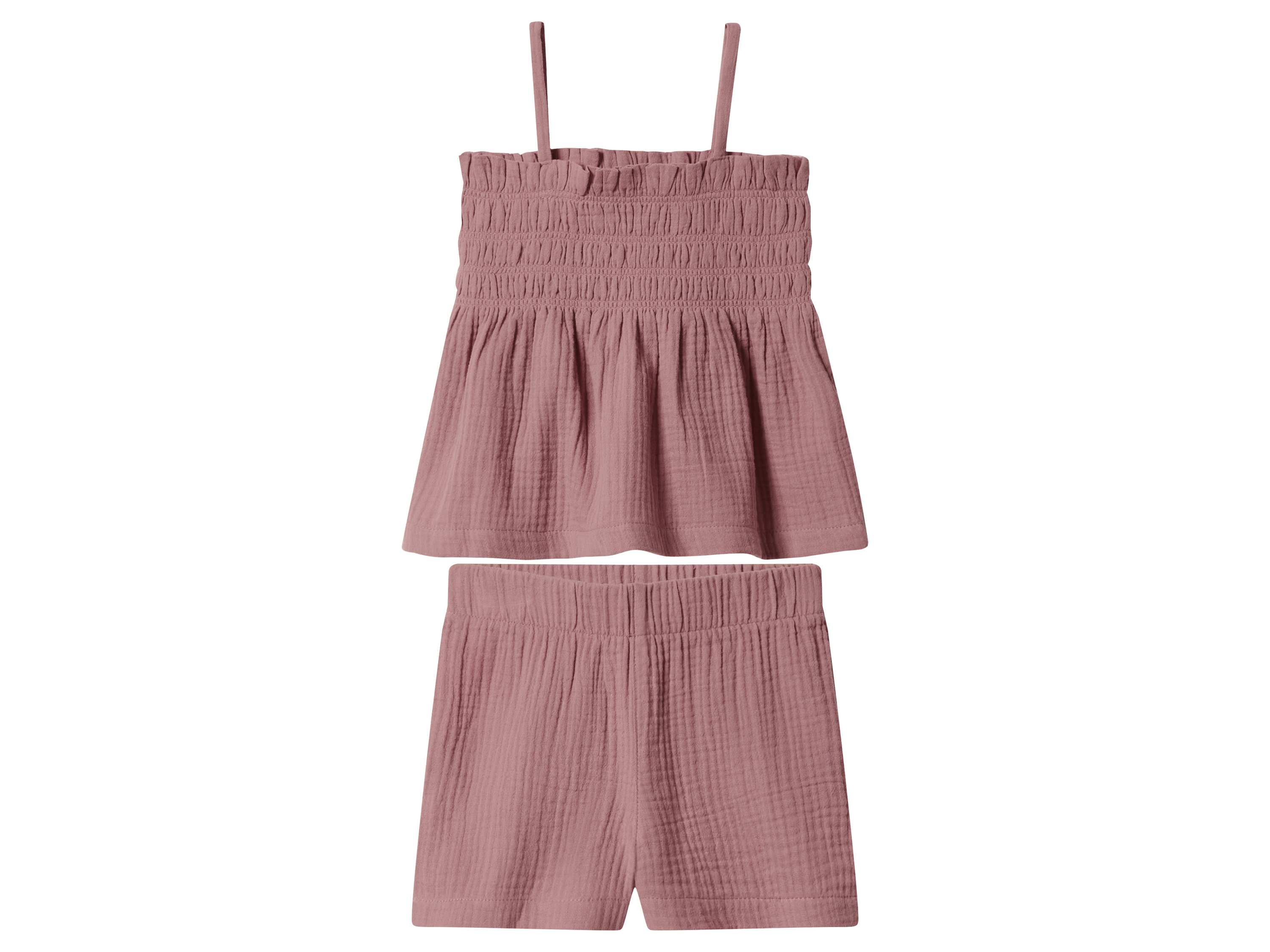 lupilu Mousseline kinderset (Lichtroze, 122/128)