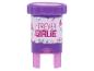 Paarse speelgoedcontainer met de tekst 'FOREVER GIRLIE' en hartjes.