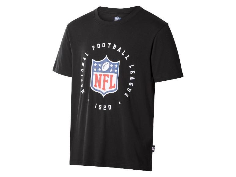 Zwart T-shirt met NFL-embleem en tekst 'NATIONAL FOOTBALL LEAGUE 1920'
