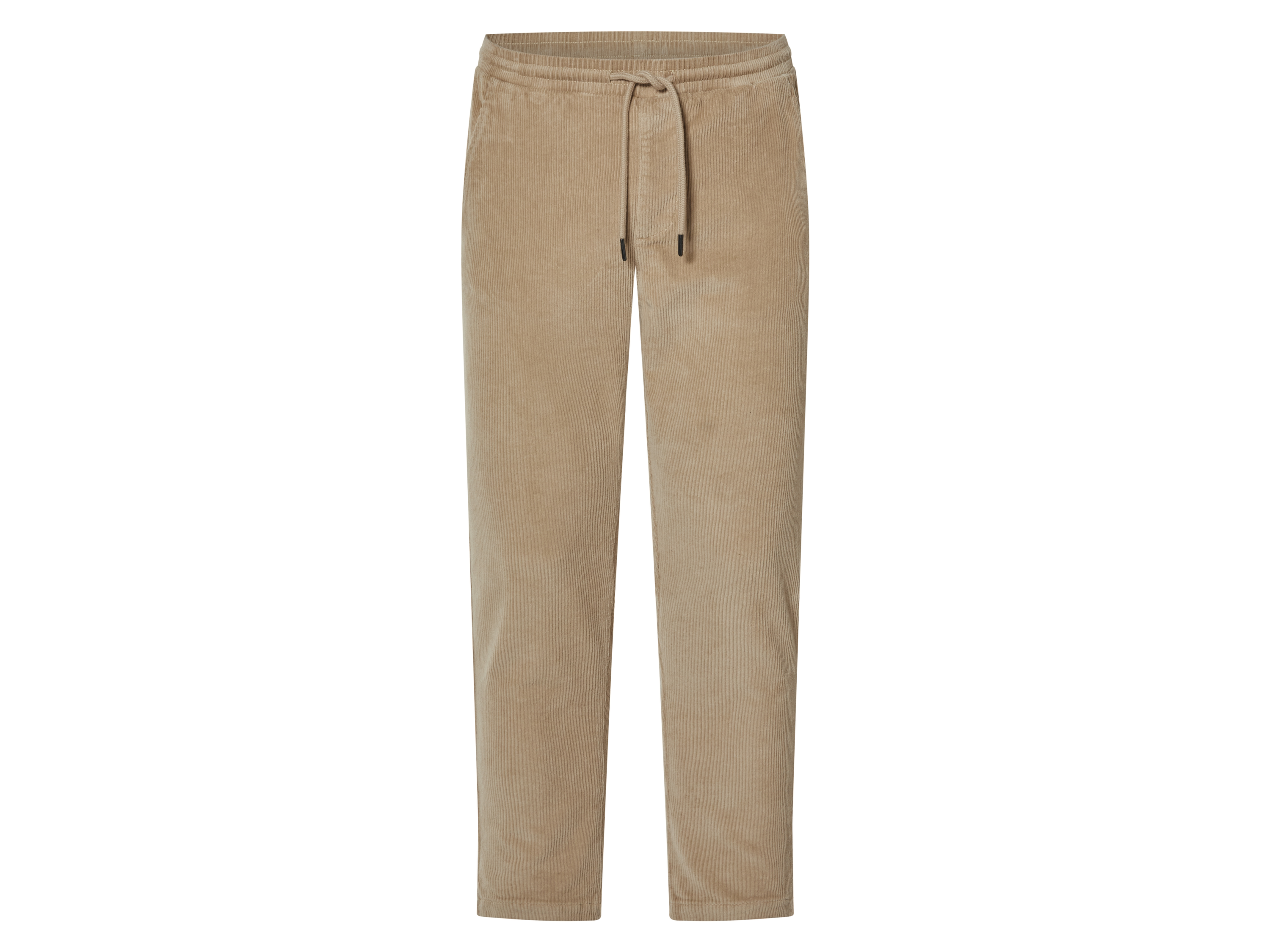ESMARA MEN Heren corduroy broek, slim fit, met normale taillehoogte. (Beige, M(48/50))