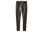 Donkerbruine imitatielederen legging