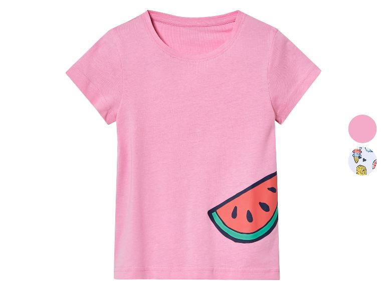 Roze T-shirt voor meisjes, watermeloenprint.