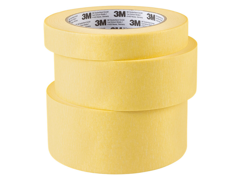 Drie rollen 3M plakband.
