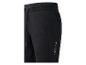 Zwarte joggingbroek met trekkoord en geborduurd logo.