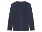 Donkerblauw kinder T-shirt met lange mouwen, achterkant