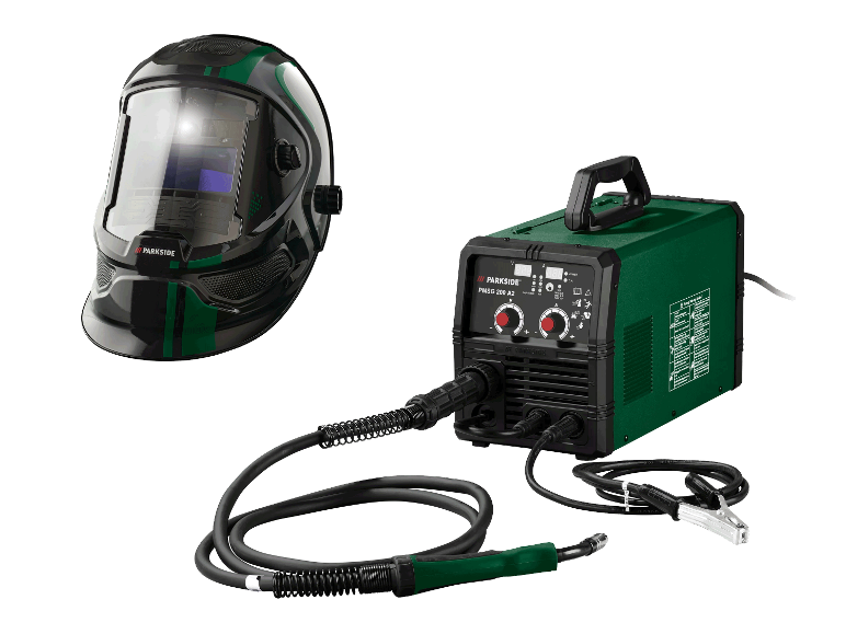 Parkside lasset en lashelm set.