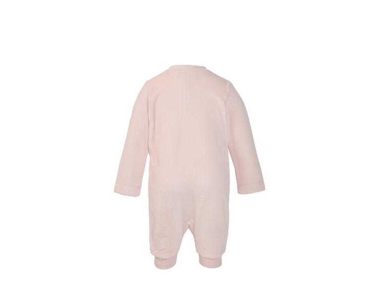 Roze baby romper, achterkant