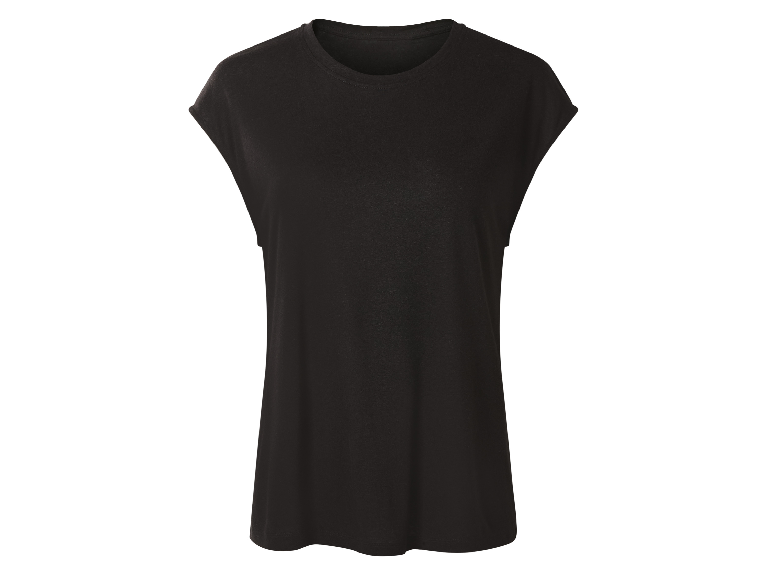 esmara Linnen dames top (Zwart, S (36/38)) afbeelding 1