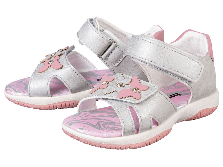 Ga naar volledige schermweergave: lupilu® Peuters meisjes sandalen met klittenbandsluiting - afbeelding 8