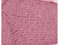 Close-up van een zachte roze fleecedeken of handdoek.