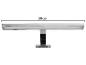 Chromen LED spiegelverlichting, 30 cm lang