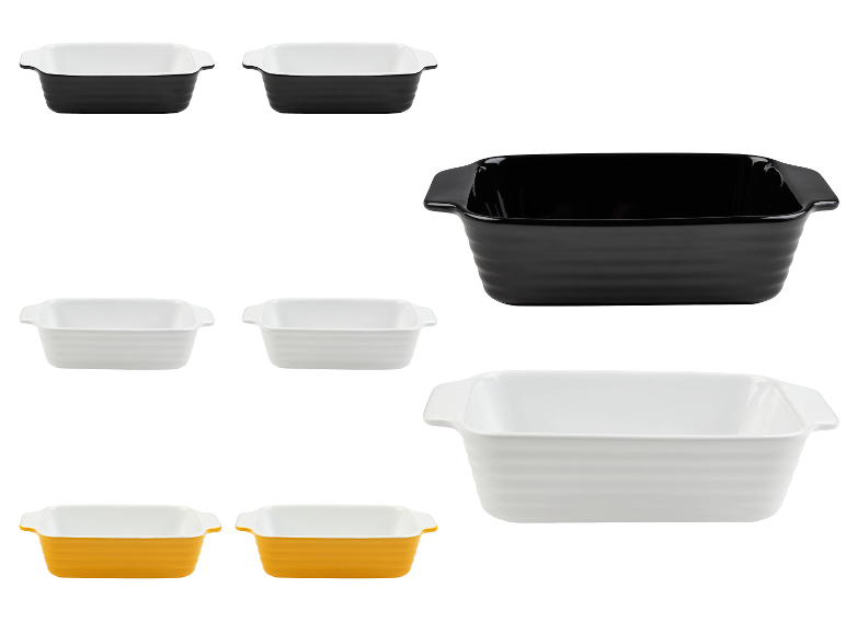 Keramische ovenschalen in diverse kleuren en maten