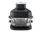 Zwarte airfryer met transparante container