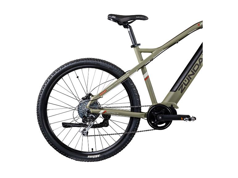 Zundapp groene elektrische fiets met Mitas banden en Mach zadel.