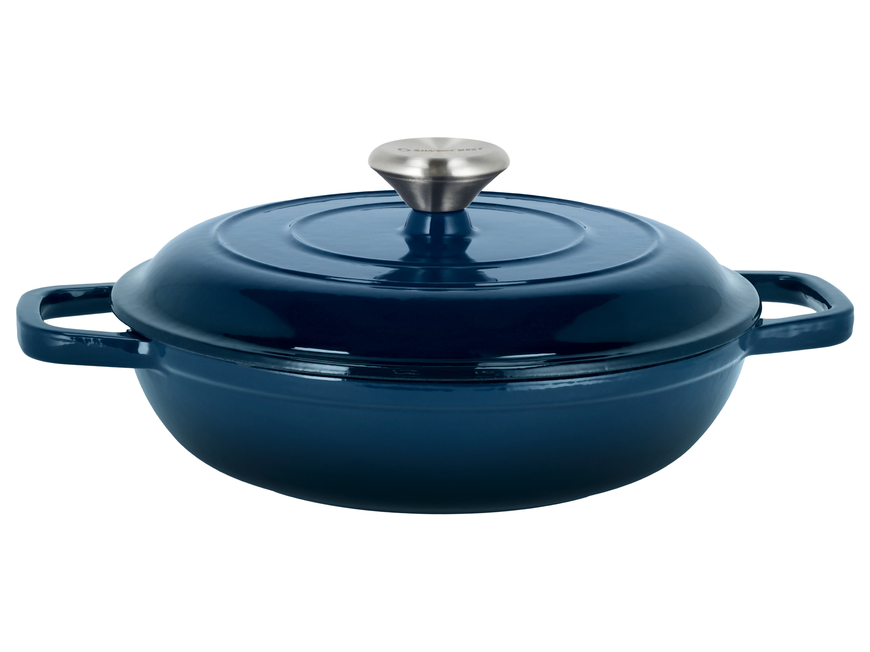 SILVERCREST Gietijzeren hapjespan, Ø25 cm (Blauw)
