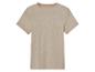 Beige linnen T-shirt, casual kledingstuk.