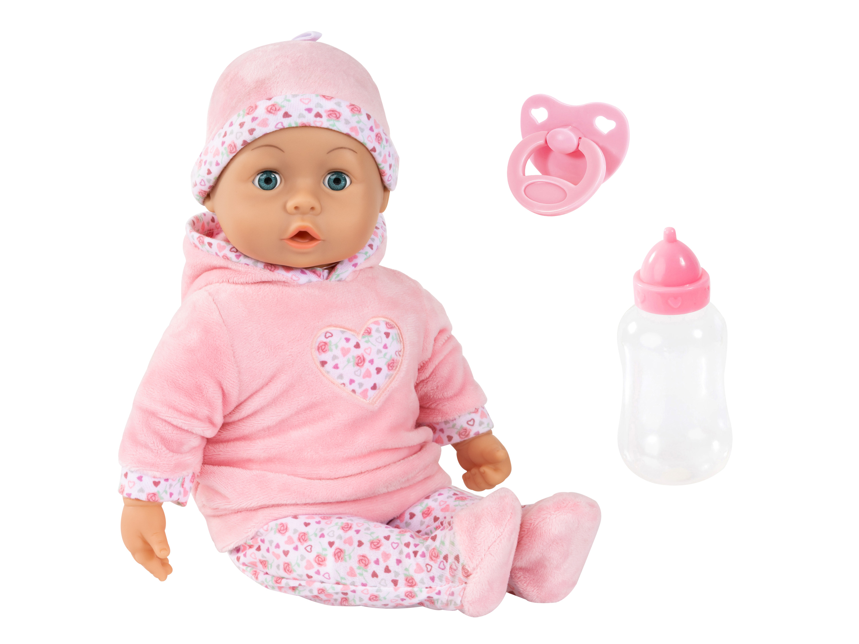 BAYER DESIGN First Words Baby pop 38 cm (Lichtroze)