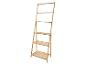 Bamboe ladderrek met drie planken en een ophangstang.