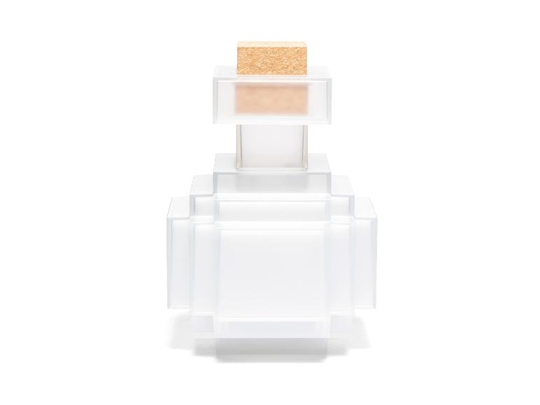 The Noble Collection Minecraft toverdrankfles van mat glas met een kurken stop