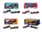Sets van raceautomodellen op schaal 1:43 in geschenkverpakkingen.