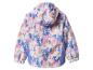 Kinderjas met dieren- en bomenprint, wit, roze en blauw