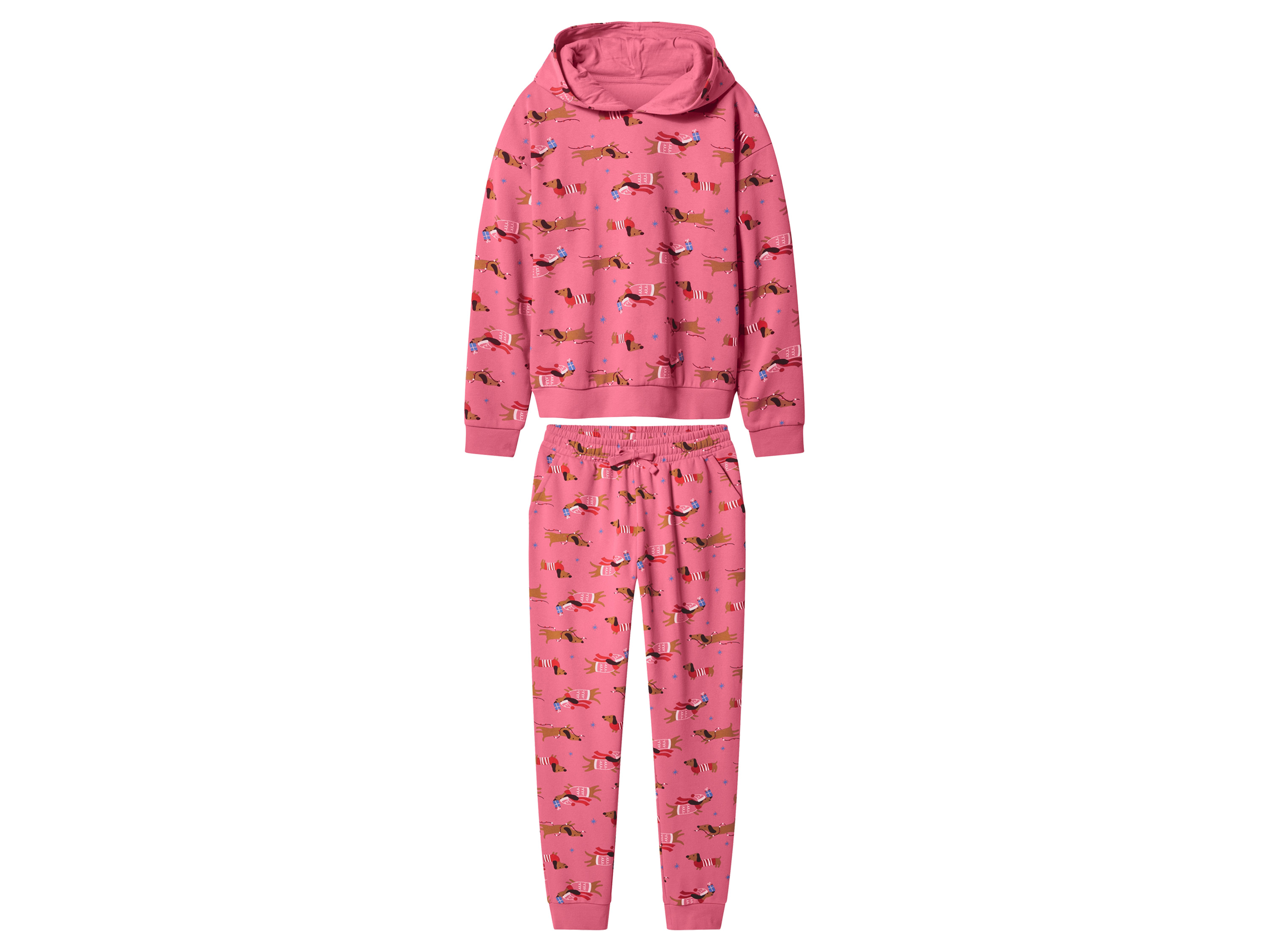 esmara Kinder kerstjoggingpak 2-delig (Roze, 158/164)