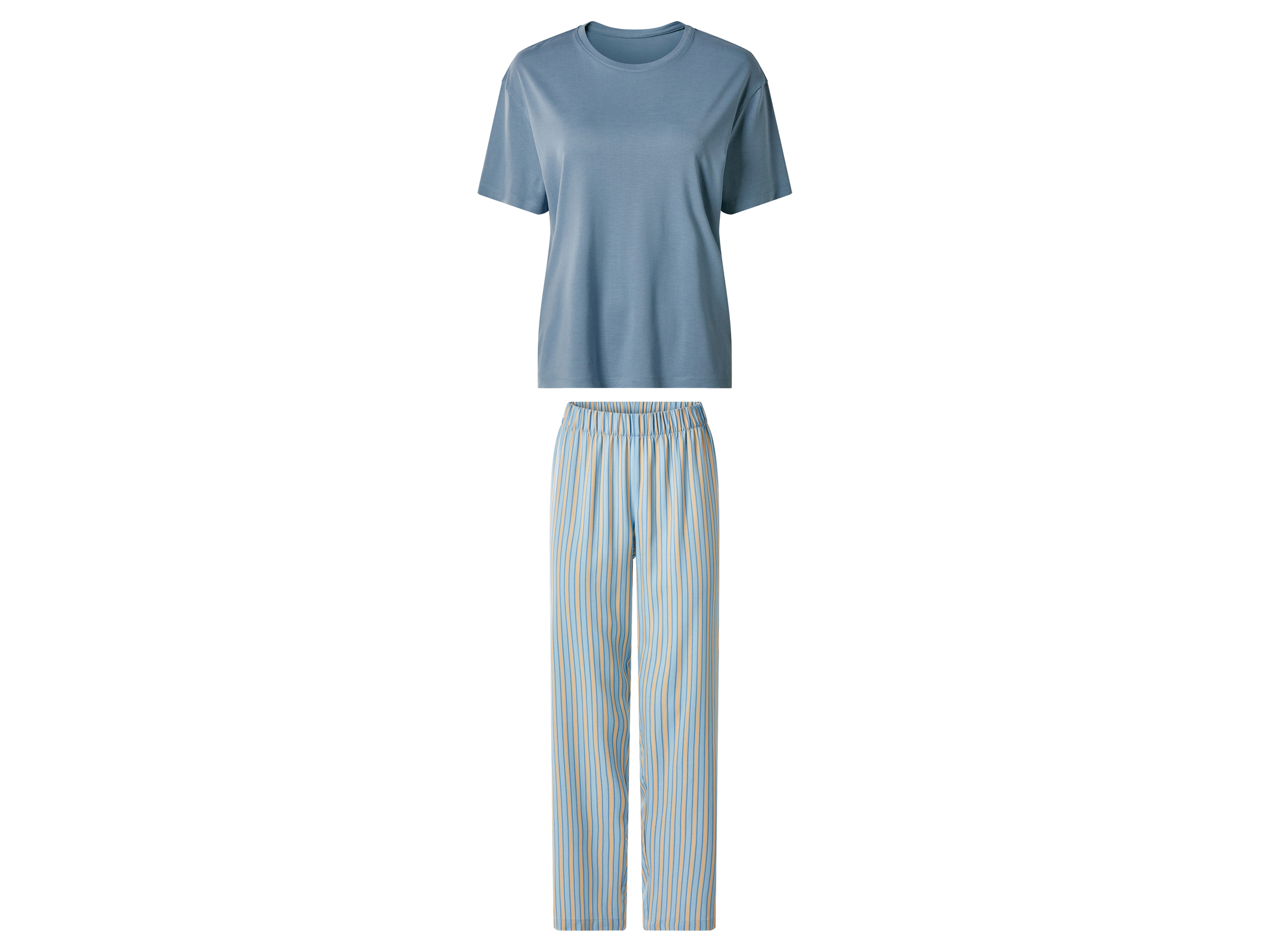 ESMARA Dames Pyjama (Blauw, S (36/38))