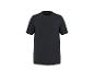 Zwart T-shirt met korte mouwen en een klein logo op de mouw.