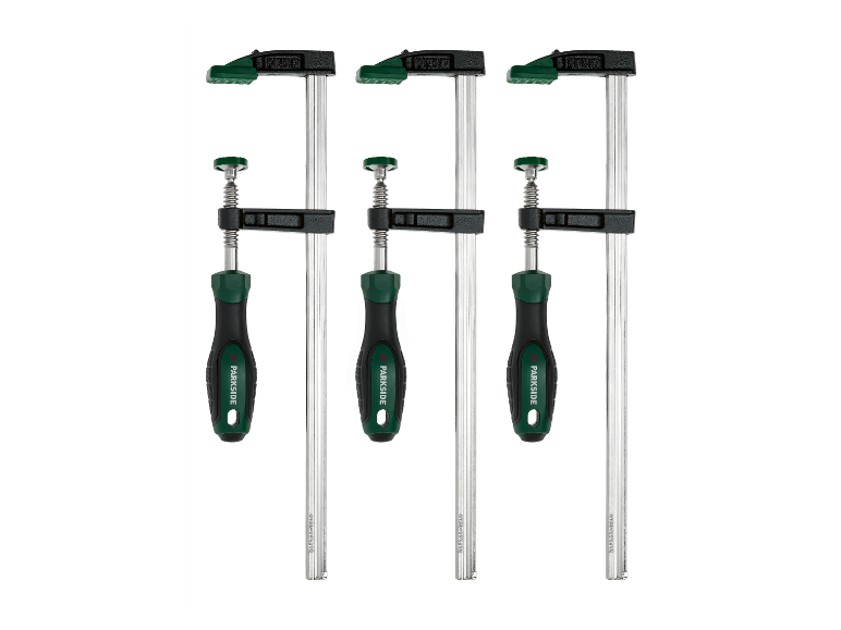 Drie Parkside DIN517 klemmen